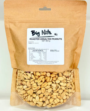 Roasted Unsalted Peanuts 800 g